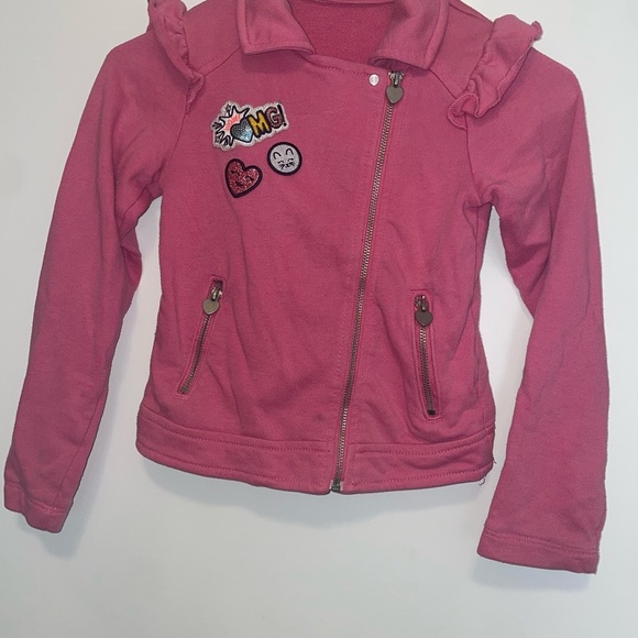 Other - Pink Kids Jacket with Fun Patches